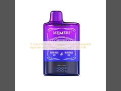 15 colori Vaporizatore ricaricabile con batteria da 650 mAh e 22000 pompe